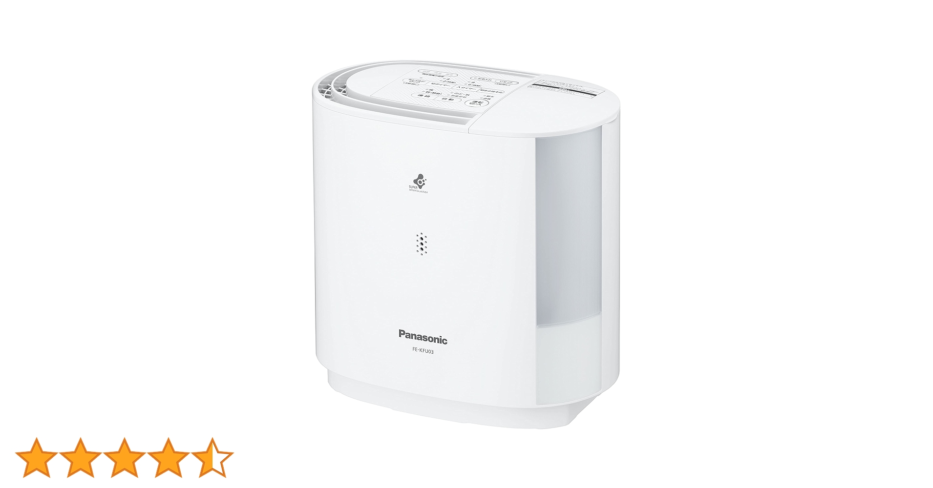 Amazon.co.jp: パナソニック 加湿器 気化式 ~8畳 ホワイト FE-KFU03-W